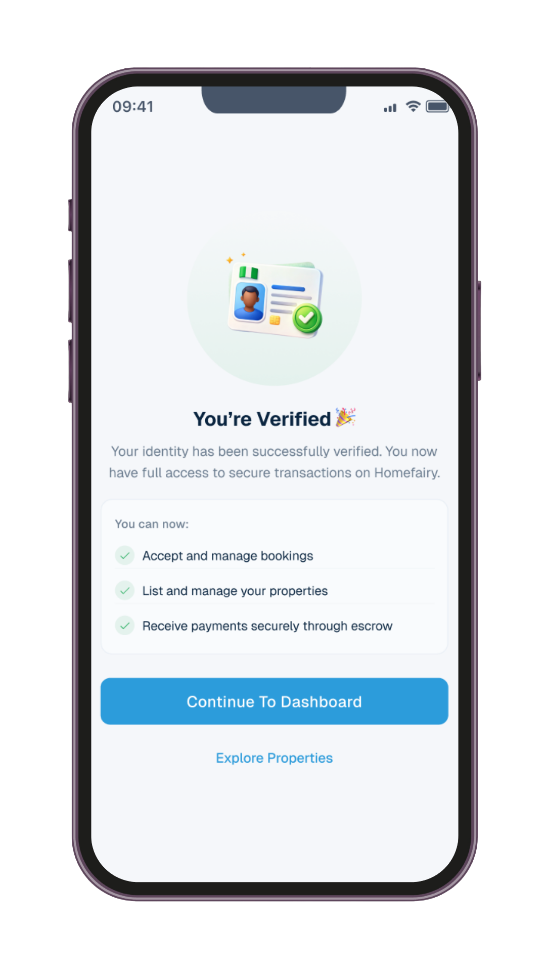 Agent dashboard